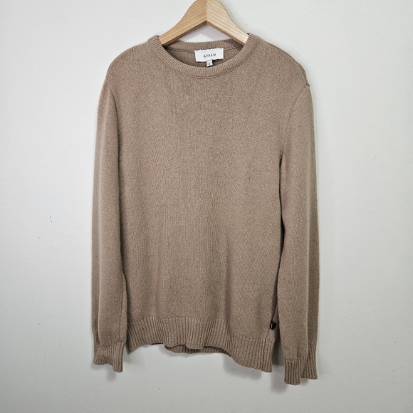 Anián Other - SOLD ANIAN The Cashmino Crewneck Sweater Sz L Unisex Wool Cashmere